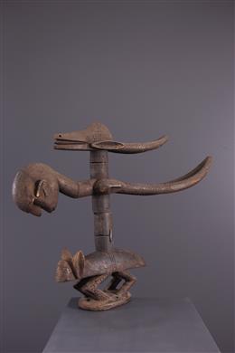 Arte Africano - Cresta horizontal Bamana Ci Wara