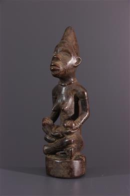 Arte Africano - Estatuilla de maternidad Pfemba Yombe