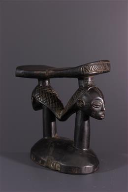 Arte Africano - Reposacabezas figurativo Tabwa
