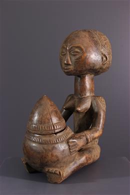 Arte Africano - Portavasos Luba