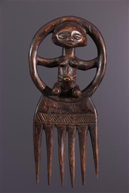 Arte Africano - Peine figurativo Luba