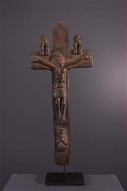 Arte Africano - Crucifijo Kongo Nkandi kiditu