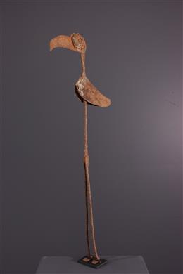 Arte Africano - Figura de pájaro Iron Lobi