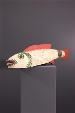 Arte Africano - Máscara de pez Bozo