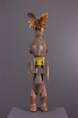Arte Africano - Estatuilla fetiche Zande del culto Mani