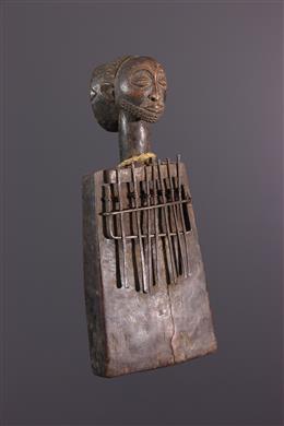 Arte Africano - Luba Hemba Sanza Lamelófono 