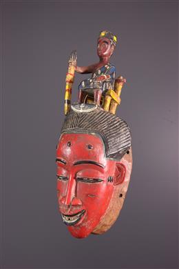 Arte Africano - Gouro Gyela lu máscara