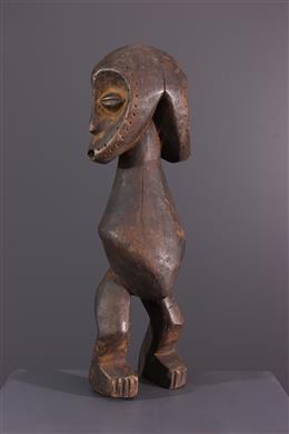 Arte Africano - Estatuilla bicéfala Lega