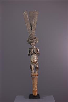 Arte Africano - Luba Nsakak-abemba Cetro ceremonial