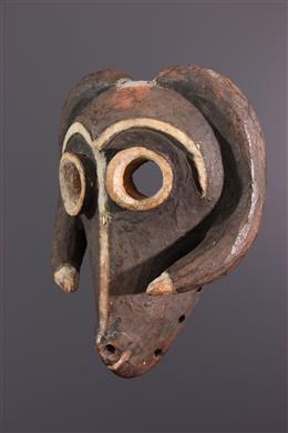 Arte Africano - Máscara de carnero zoomorfa Pende