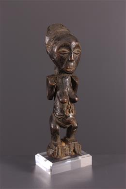 Arte Africano - Estatuilla de Luba en la base