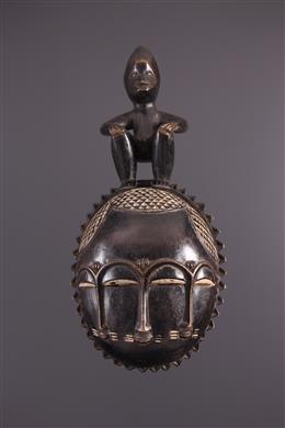 Arte Africano - Máscara de "luna" Baule