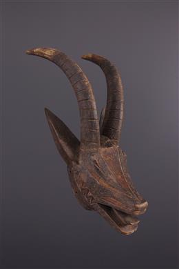 Arte Africano - Máscara de cresta de hipopótamo Bobo