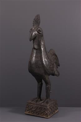Arte Africano - Figura del gallo de Benín Edo Okpa