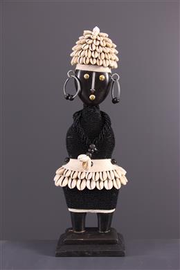 Arte Africano - Muñeca de cuentas Zulú