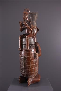 Arte Africano - Portavasos antropomórfico Mangbetu