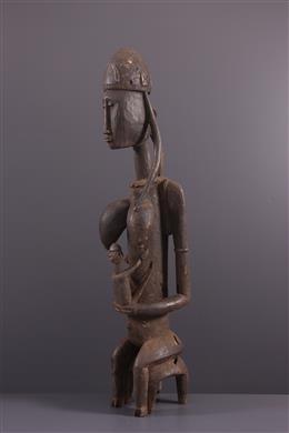 Arte Africano - Bambara sentado maternidad del Do