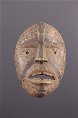Arte Africano - Máscara grande de Yombe/Woyo