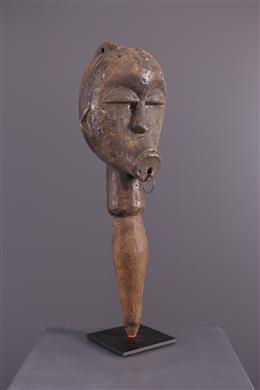 Arte Africano - Cabeza de relicario Fang Nlo Byeri