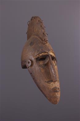 Arte Africano - Máscara de casco Markha de Ntomo