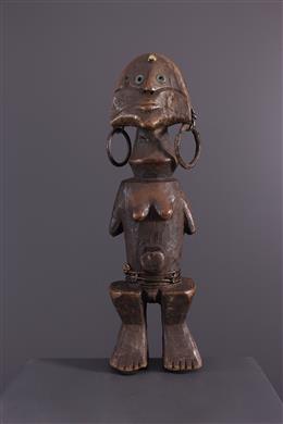 Arte Africano - Estatua mixta de Zande