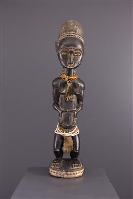 Arte Africano - Baule, Baoulé, Blolo bia estatua