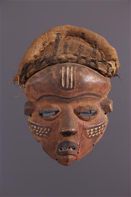 Arte Africano - Máscara de iniciación Pende Mbuya
