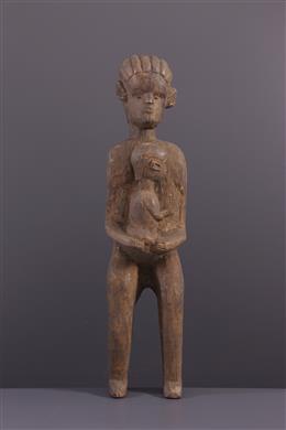 Arte Africano - Figura de maternidad Kwere / Luguru