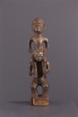 Arte Africano - Kongo Solongo estatuilla