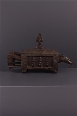 Arte Africano - Caja figurativa Dogon