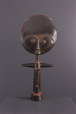 Arte Africano - Estatuilla de la muñeca Ashanti Akua ba