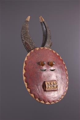 Arte Africano - Kplé-kplé Goli Baule máscara
