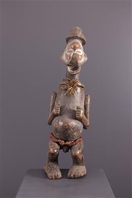 Arte Africano - Caja antropomórfica Yaka