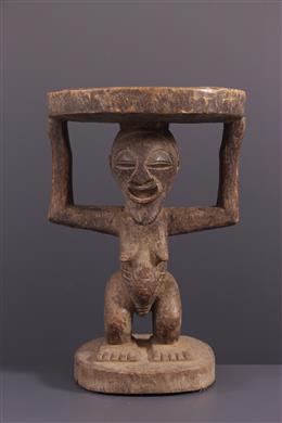 Arte Africano - Taburete Songye Luhuna 