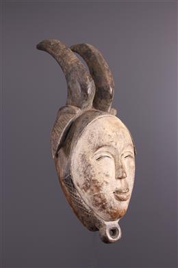 Arte Africano - Máscara Lumbu, Lumbo, danza Okuyi