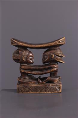 Arte Africano - Luba soporte para el cuello