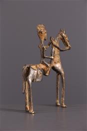 bronze africainDogon Jinete